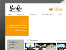 Tablet Screenshot of localacarte.com